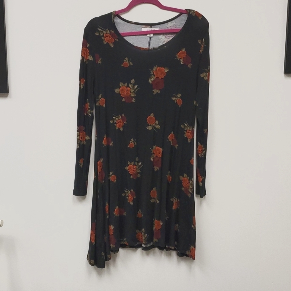 Adam Levine rose floral swing dress Size XL